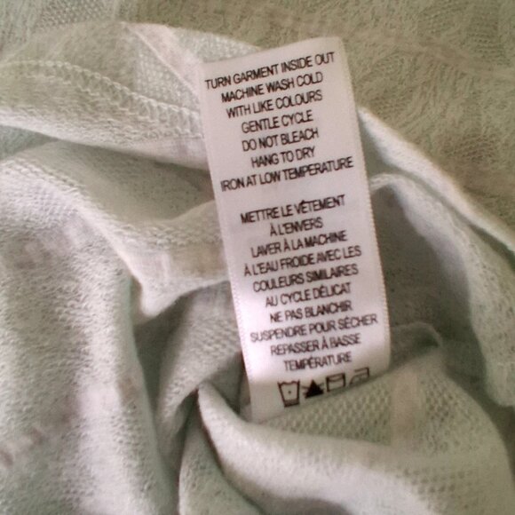 Revolution by Ricki's, Women's Lace T-Shirt, White with Pastel Aqua, Medium - Picture 11 of 11